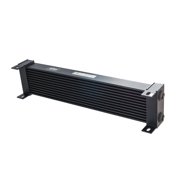 52-13141-01 ProLine COM Oil Cooler, 12-Row, 2-Pass, 22 mm x 1.5 Female Ports