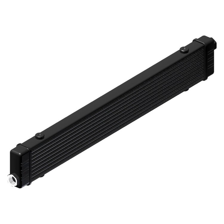 53-10750-01 ProLine SLM Oil Cooler, 592 mm Core Width, 10-Rows, 22 mm x 1.5 Female Ports