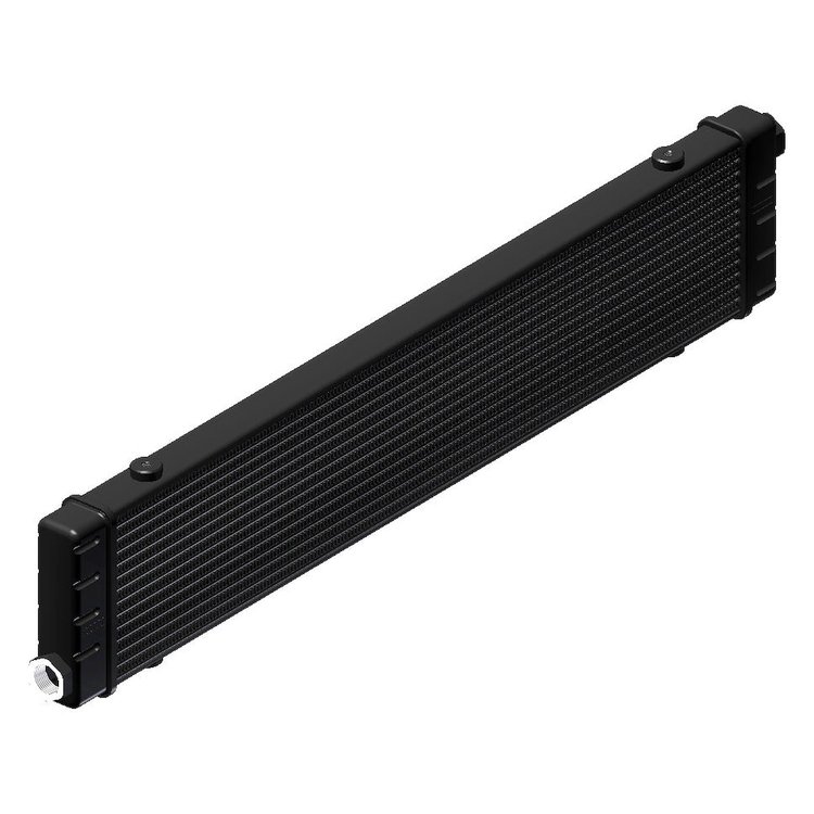 53-10751-01 ProLine SLM Oil Cooler, 592 mm Core Width, 14-Rows, 22 mm x 1.5 Female Ports