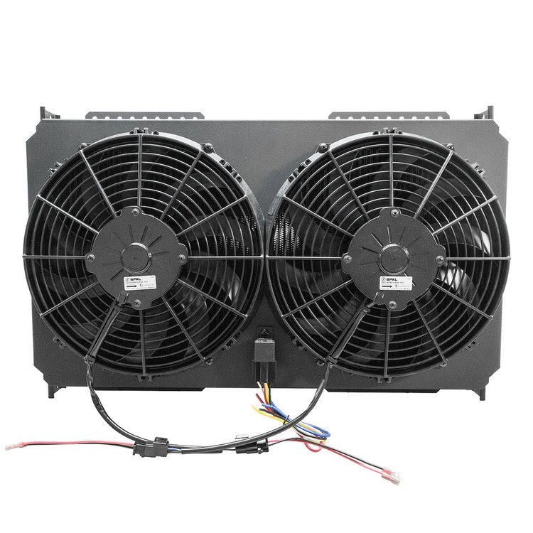 FP980 Kit ProLine STD Fan Kit, (2) 12.0 in. Fans & Shroud for 9-Series 80-Row Oil Cooler