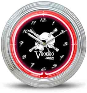 Neon Clock Voodoo Logo