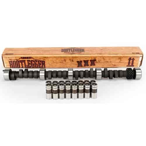 Bootlegger Hydraulic Flat Tappet Camshaft & Lifter Kit 1955-85 Small Block Chevy 283-400 Lift: .485" /.485"
