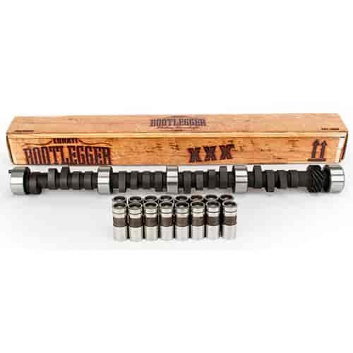 Bootlegger Hydraulic Flat Tappet Camshaft & Lifter Kit 1955-85 Small Block Chevy 283-400 Lift: .500" /.500"