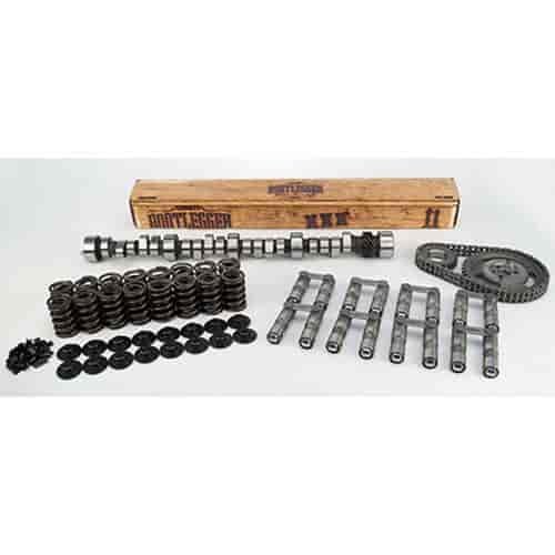 Bootlegger Retrofit Hydraulic Roller Complete Kit 1955-14 Small Block Chevy 283-400 Lift: .554" /.554"