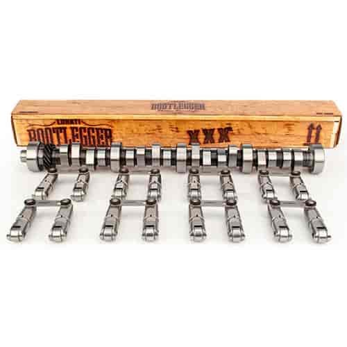 Bootlegger Retrofit Hydraulic Roller Camshaft & Lifter Kit 1969-96 Ford V8 351W 1962-96 302 H.O. Lift: .590" /.590"