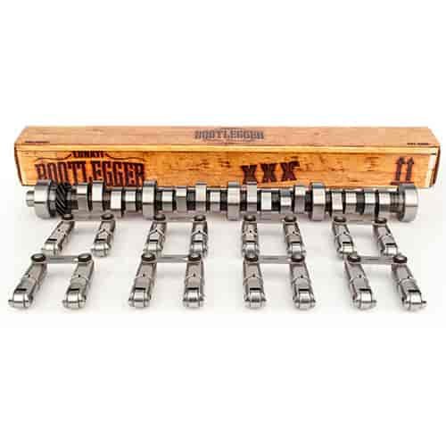 Bootlegger Retrofit Hydraulic Roller Camshaft & Lifter Kit 1969-96 Ford V8 351W 1962-96 302 H.O. Lift: .590" /.590"