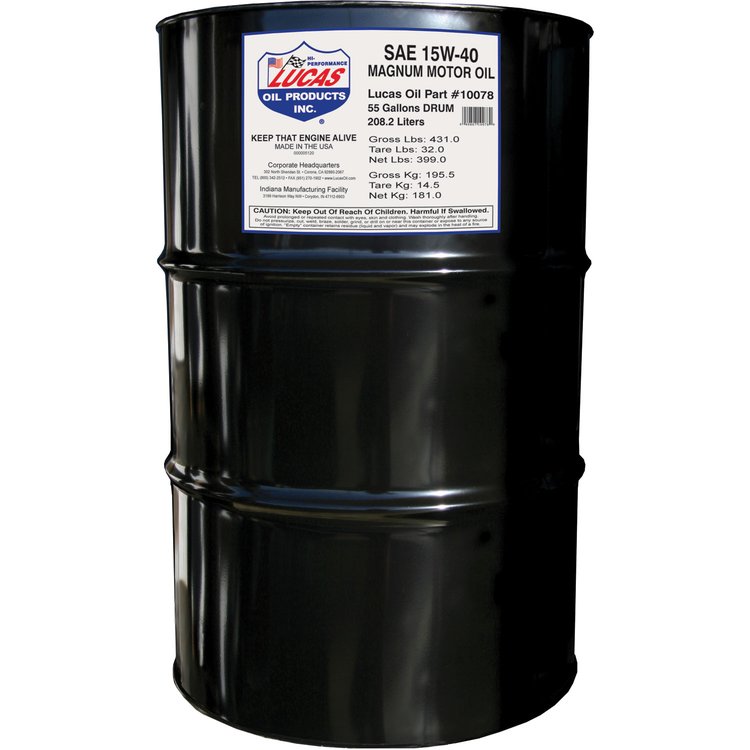 SAE 15W-40 Magnum Motor Oil 55Gal Drum