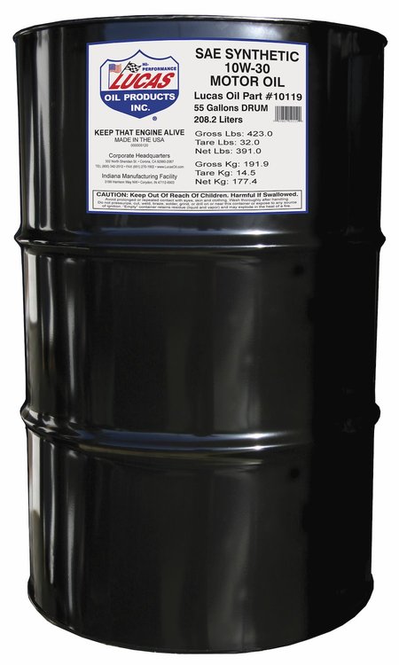 10119 Synthetic High Performance Motor Oil 10W30 SAE [55 Gallon Drum]