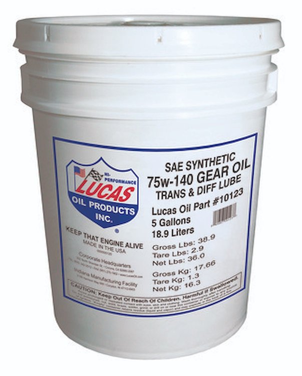10123 Synthetic Gear Oil SAE 75W-140