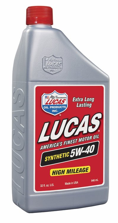 Synthetic High Performance Motor Oil 5W40 SAE