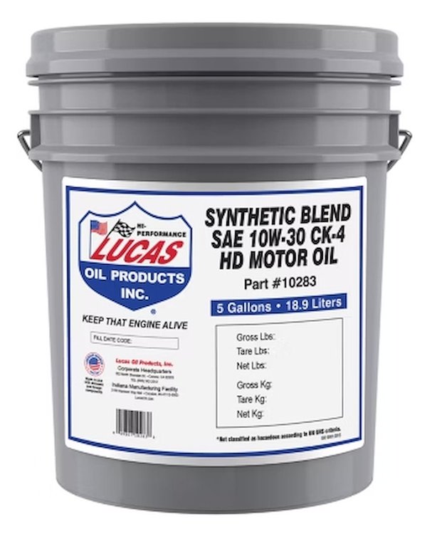 10283 Synthetic Blend 10W-30 CK-4 Diesel Oil [5-Gallon]
