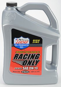 0W-10 Synthetic Racing Only Oil 5 Quart