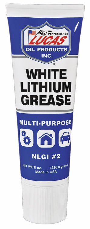 White Lithium Grease 8 Ounce Tube