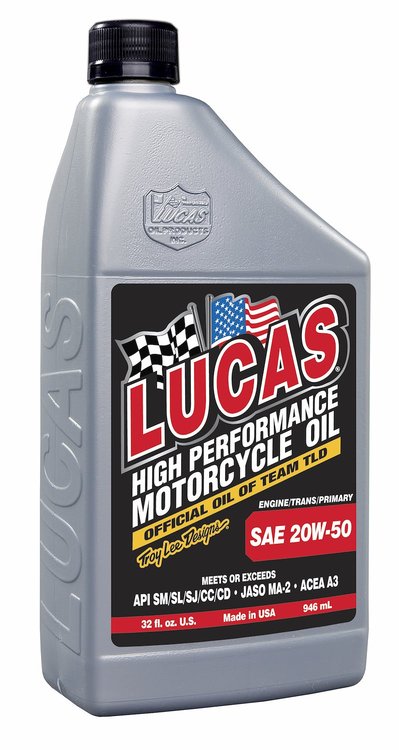 SAE 20W-50 Motorcycle Oil 1-Quart
