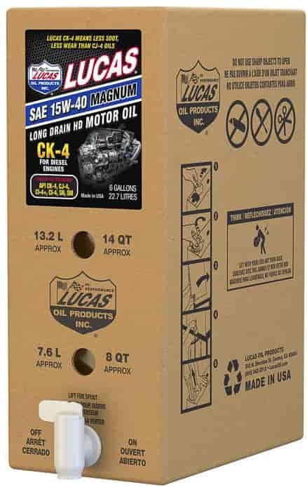 Magnum 15W-40 CK-4 Diesel Oil - 6 Gallon Bag In A Box