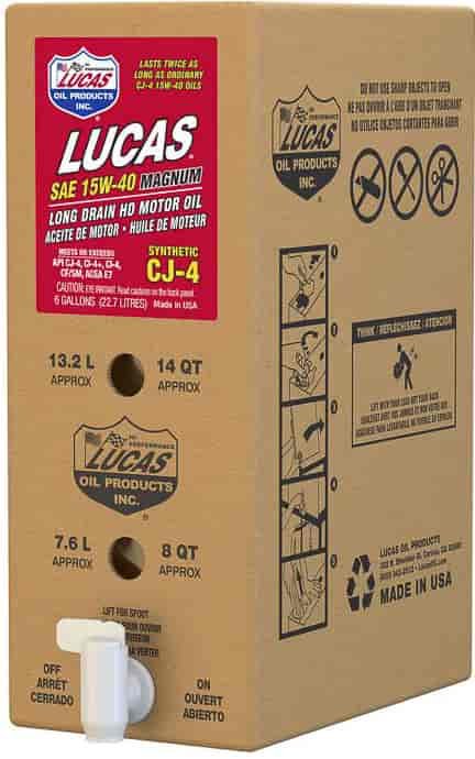 Magnum Synthetic 15W40 CJ-4 Truck Oil - 6 Gallon Bag In A Box