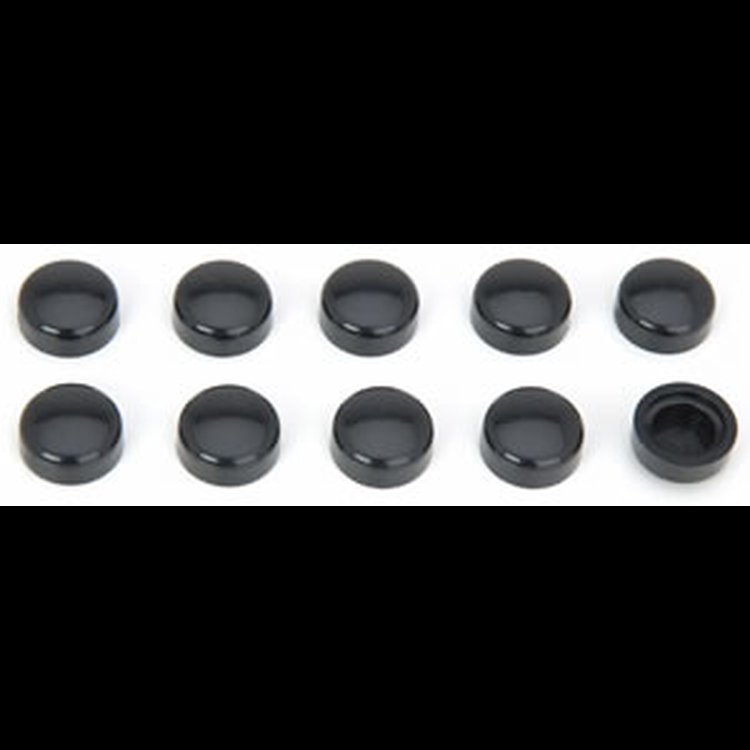 3/8" Bolt Caps, Black (10/pkg)