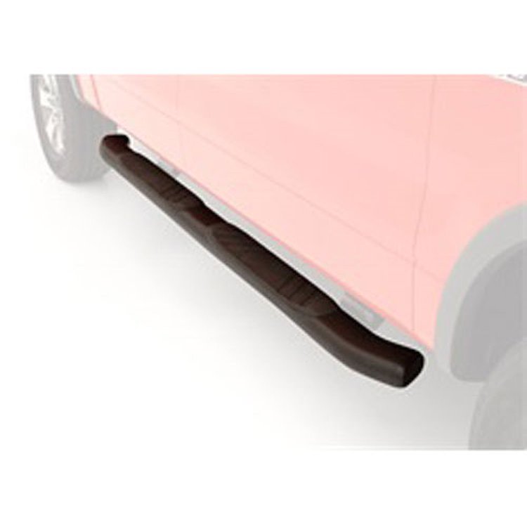 2015-16 F-150 STANDARD & SUPERCAB 5INCH-OVAL BENT NERF BARS BLACK
