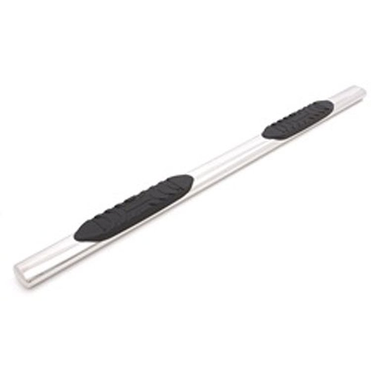 14-16 SILVERADO/SIERRA 15 25 3500 BODY MOUNT CREW CAB 5 In OVAL STRAIGHT SS NERF BARS STAINLESS