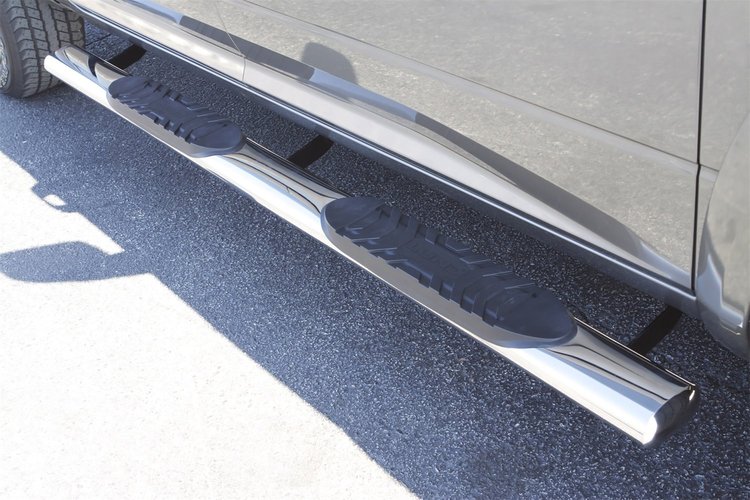 5" Oval Straight Tube Step 2009-16 Dodge Ram 1500