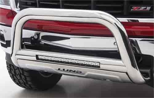 BULL BAR W/LED LIGHT BAR-BLACK 2007-2016 JEEP WRANGLER