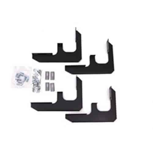 2015-16 F-150 STANDARD & SUPERCAB TUBE STEP BRACKETS BLACK