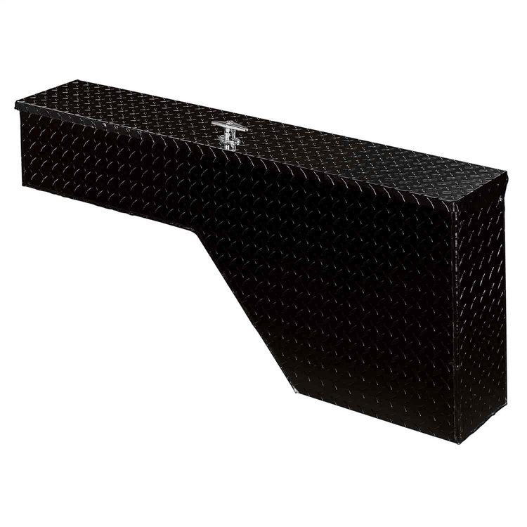 Wheel Well Tool Box Black Diamond Plate