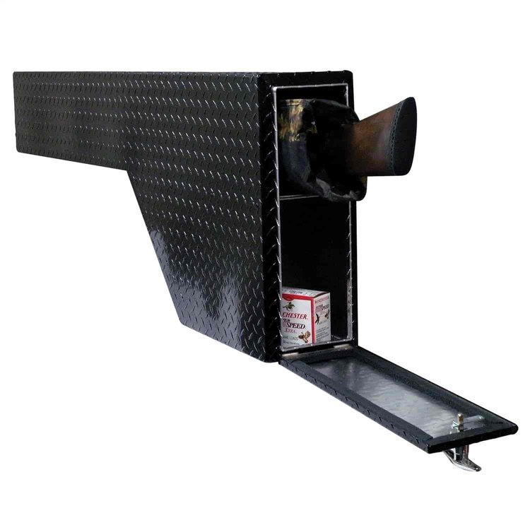 Wheel Well Tool Box Black Diamond Plate