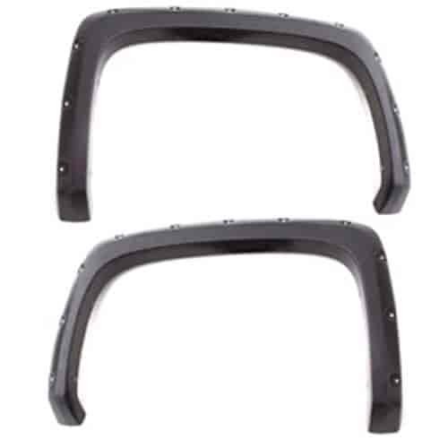 Front & Rear Rivet Fender Flares 2007-16 Jeep Wrangler JK 2-Door/4-Door