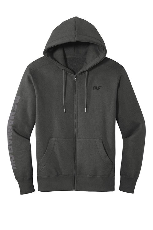 Gravel Gray Men's Zip-Up Hoodie 028003-M
