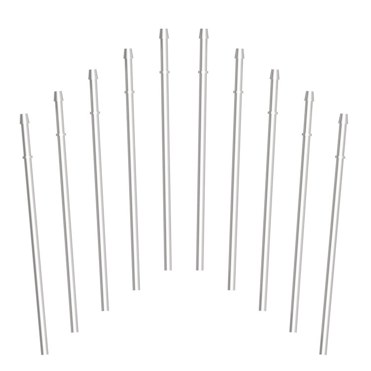 Straight Solid Rod Exhaust Hangers Diameter: .500"