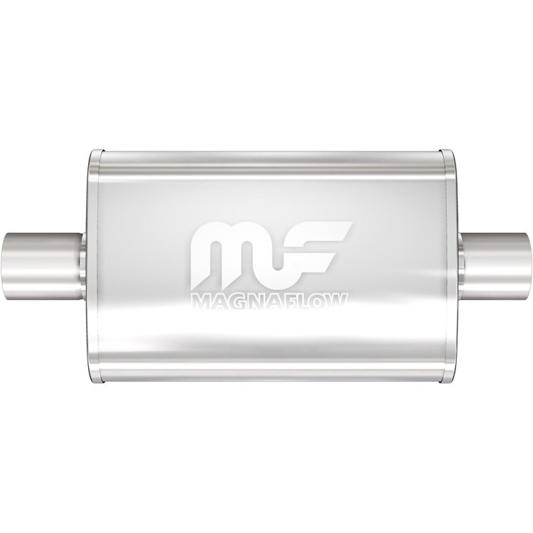 11246 Oval Straight-Through Performance Exhaust Muffler