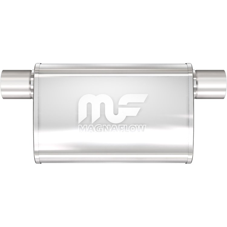 11376 Oval Straight-Through Performance Exhaust Muffler