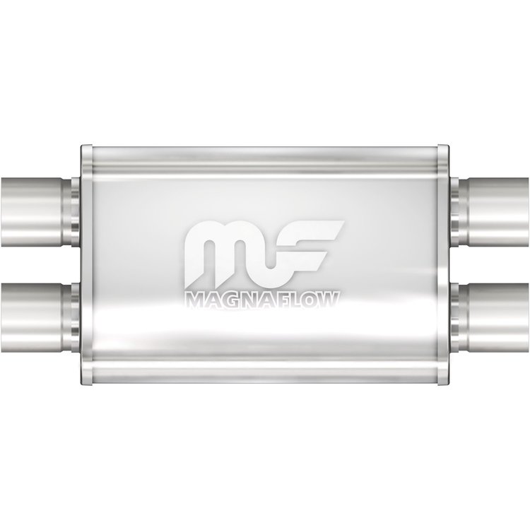 11386 Oval Straight-Through Performance Exhaust Muffler
