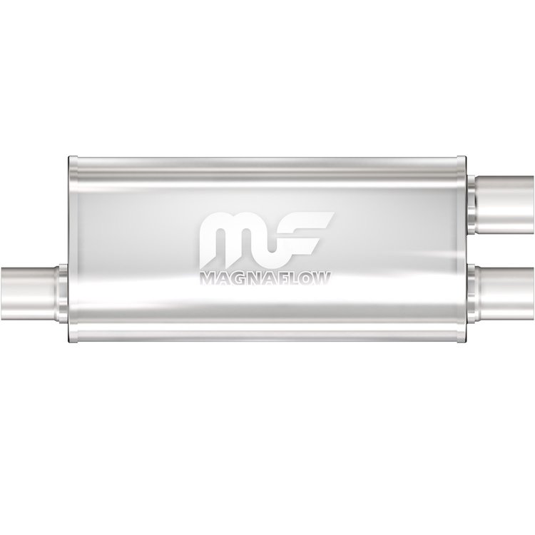 12267 Oval Straight-Through Performance Exhaust Muffler