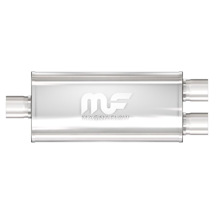 12268 Oval Straight-Through Performance Exhaust Muffler