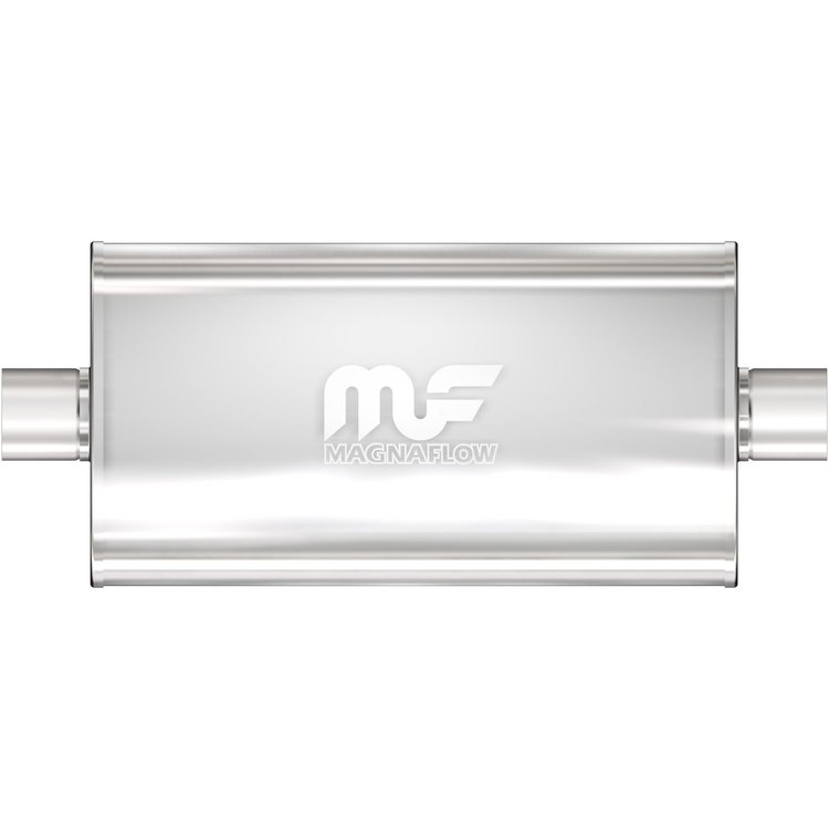 12576 Oval Straight-Through Performance Exhaust Muffler