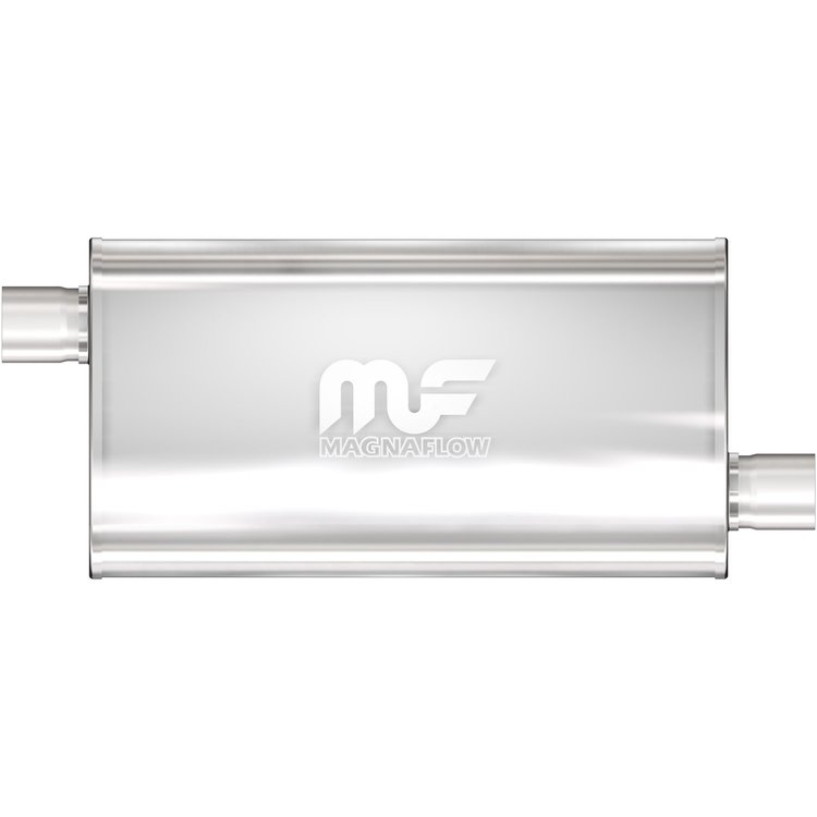 12577 Oval Straight-Through Performance Exhaust Muffler
