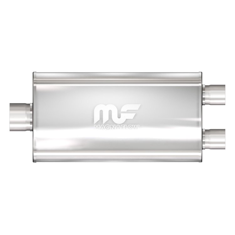 12588 Oval Straight-Through Performance Exhaust Muffler