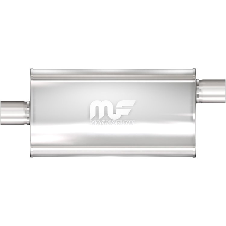 12589 Oval Straight-Through Performance Exhaust Muffler