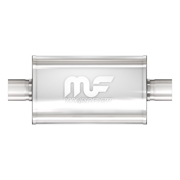 14150 Oval Straight-Through Performance Exhaust Muffler