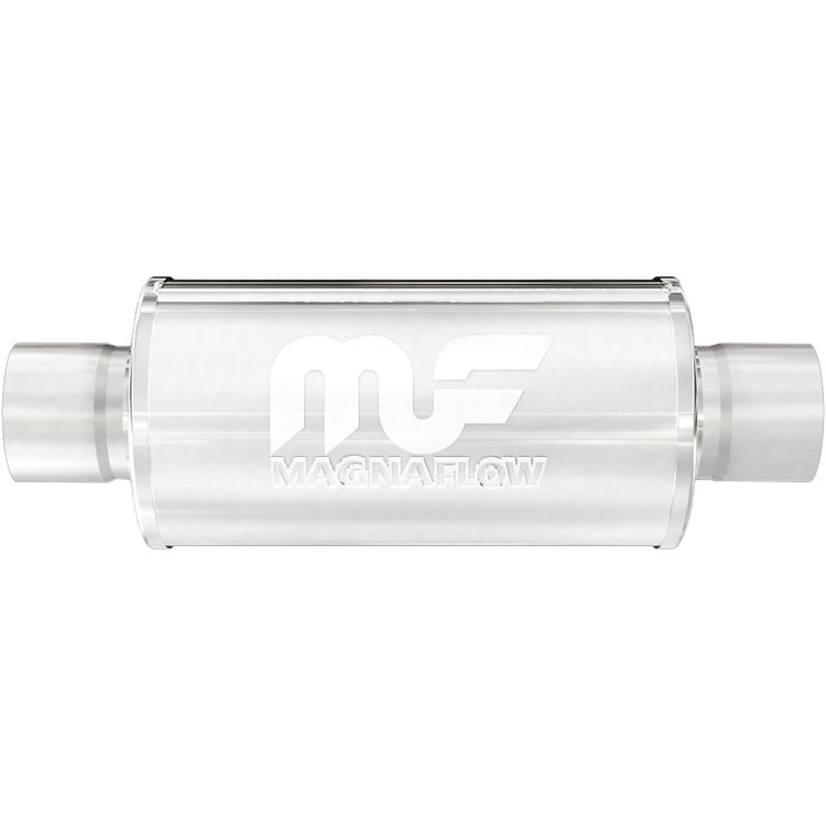 14158 Round Straight-Through Performance Exhaust Muffler
