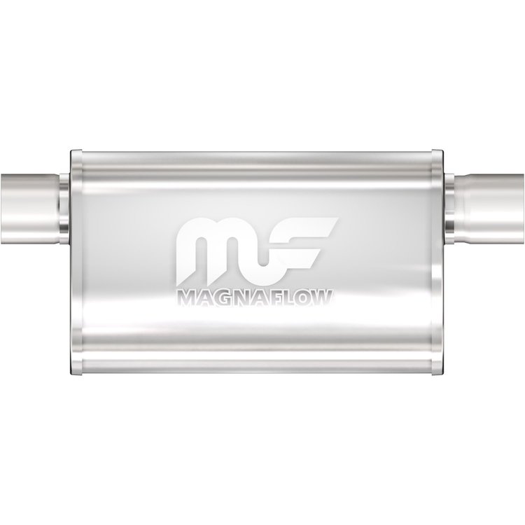 14211 Oval Straight-Through Performance Exhaust Muffler