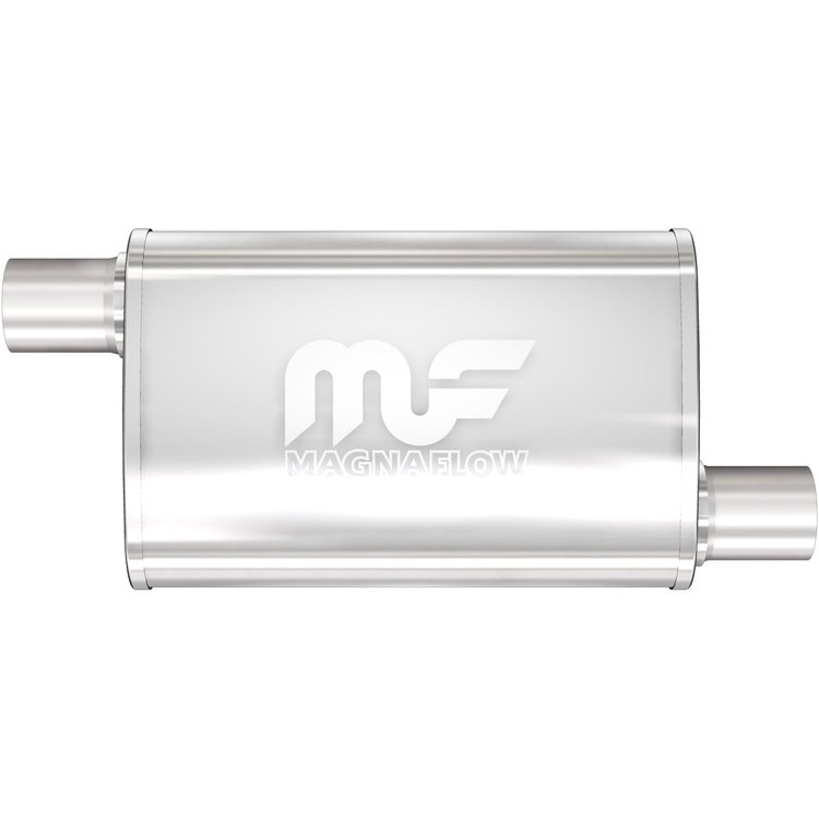 14335 Oval Straight-Through Performance Exhaust Muffler
