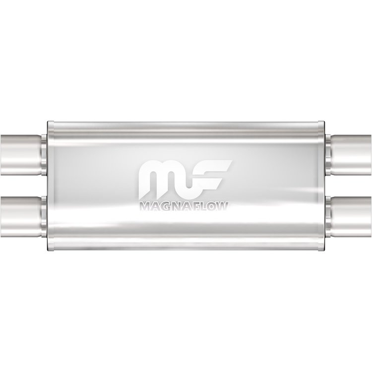 14468 Oval Straight-Through Performance Exhaust Muffler