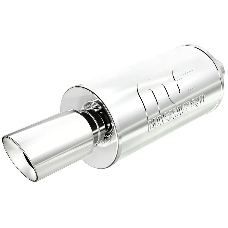 14826 Street Round Straight-Through Performance Exhaust Muffler