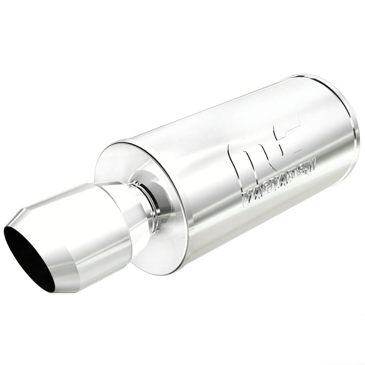 14836 Street Round Straight-Through Performance Exhaust Muffler