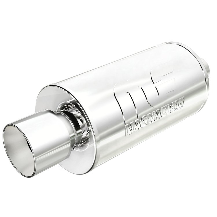 Street Series Universal Muffler Inlet/Outlet: 2.25"/4"