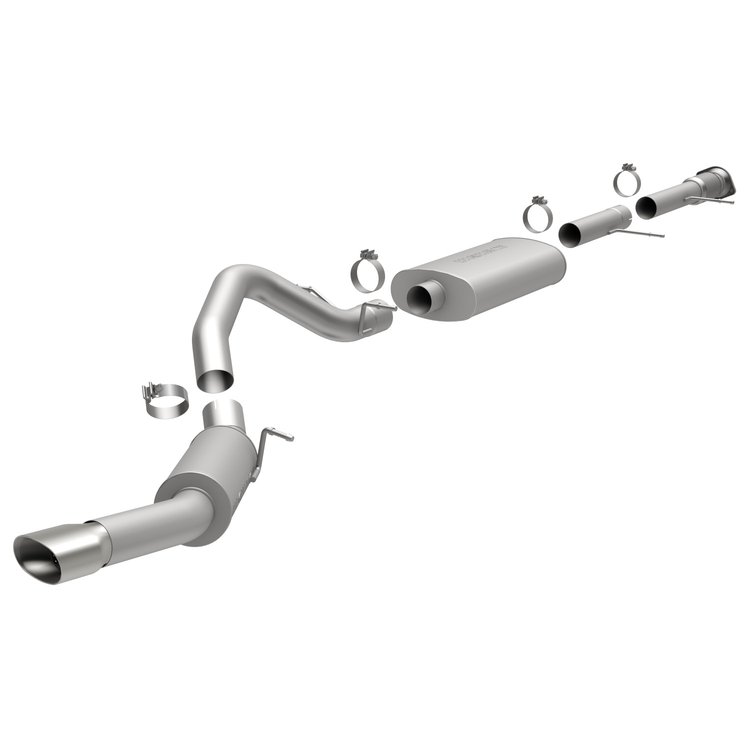 MF Series Cat-Back Exhaust System 2009-2010 GMC Yukon Denali 6.2L V8