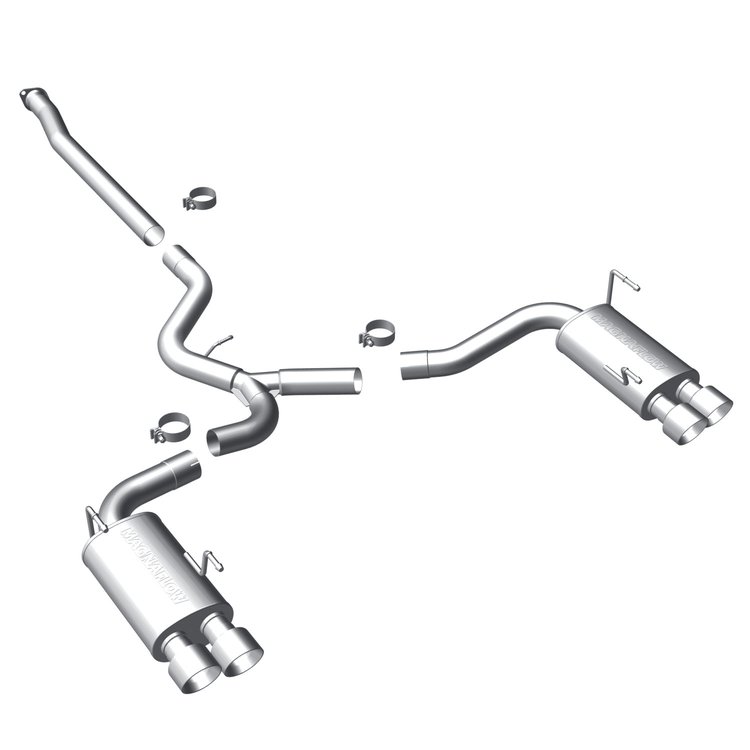 Competition Series Cat-Back Exhaust System 2011-14 for Subaru Impreza WRX Sedan 2.5L H4